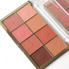 Miss Rose 8 Color Gold Brick Blushers