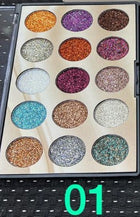 Miss Rose 15 Color Sequin Glitter Palette