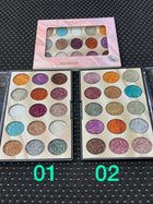 Miss Rose 15 Color Sequin Glitter Palette